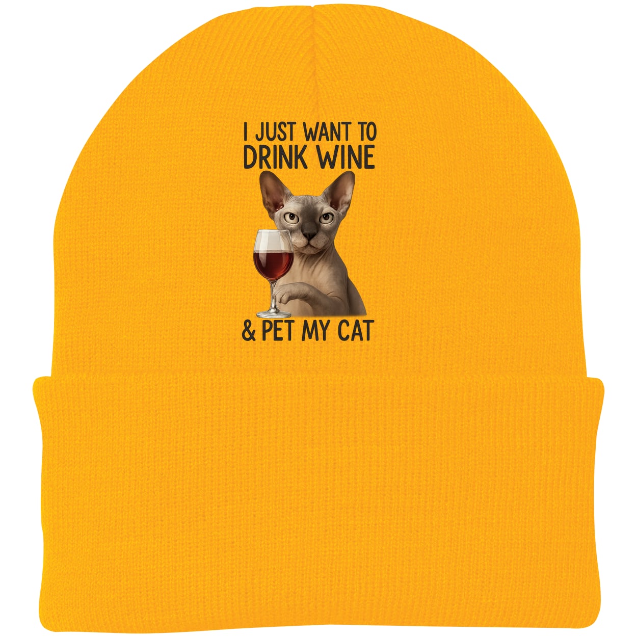 CP90 Port & Company Knit Beanie - Athletic Gold
