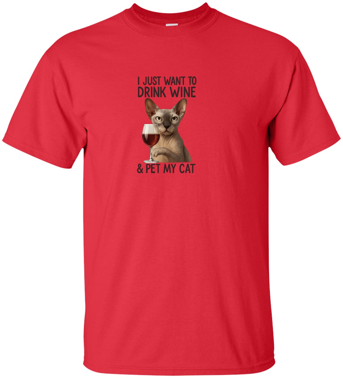 G200T Gildan Mens Tall Ultra Cotton Tee - Red