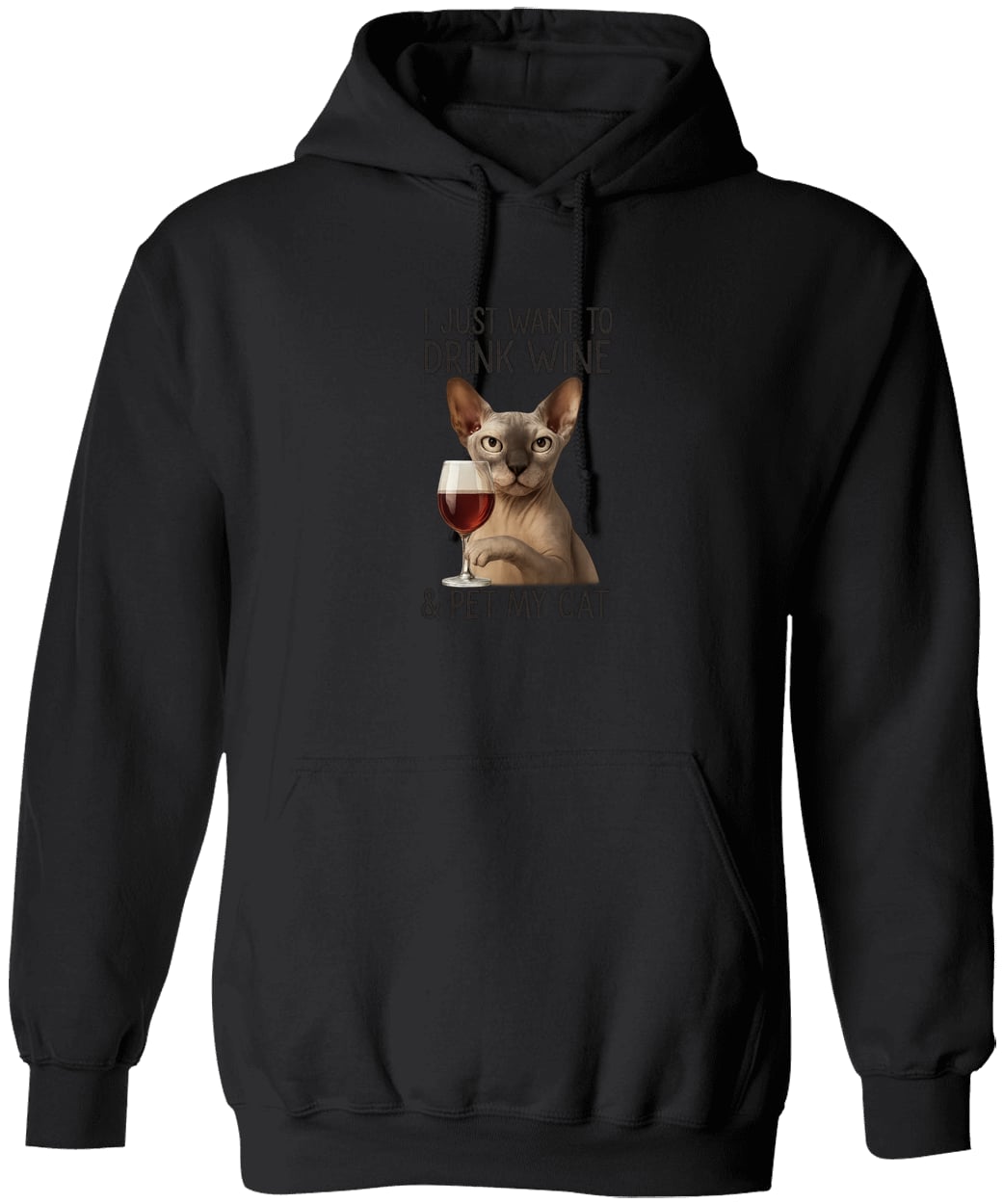 G185 Gildan Pullover Hoodie - Black