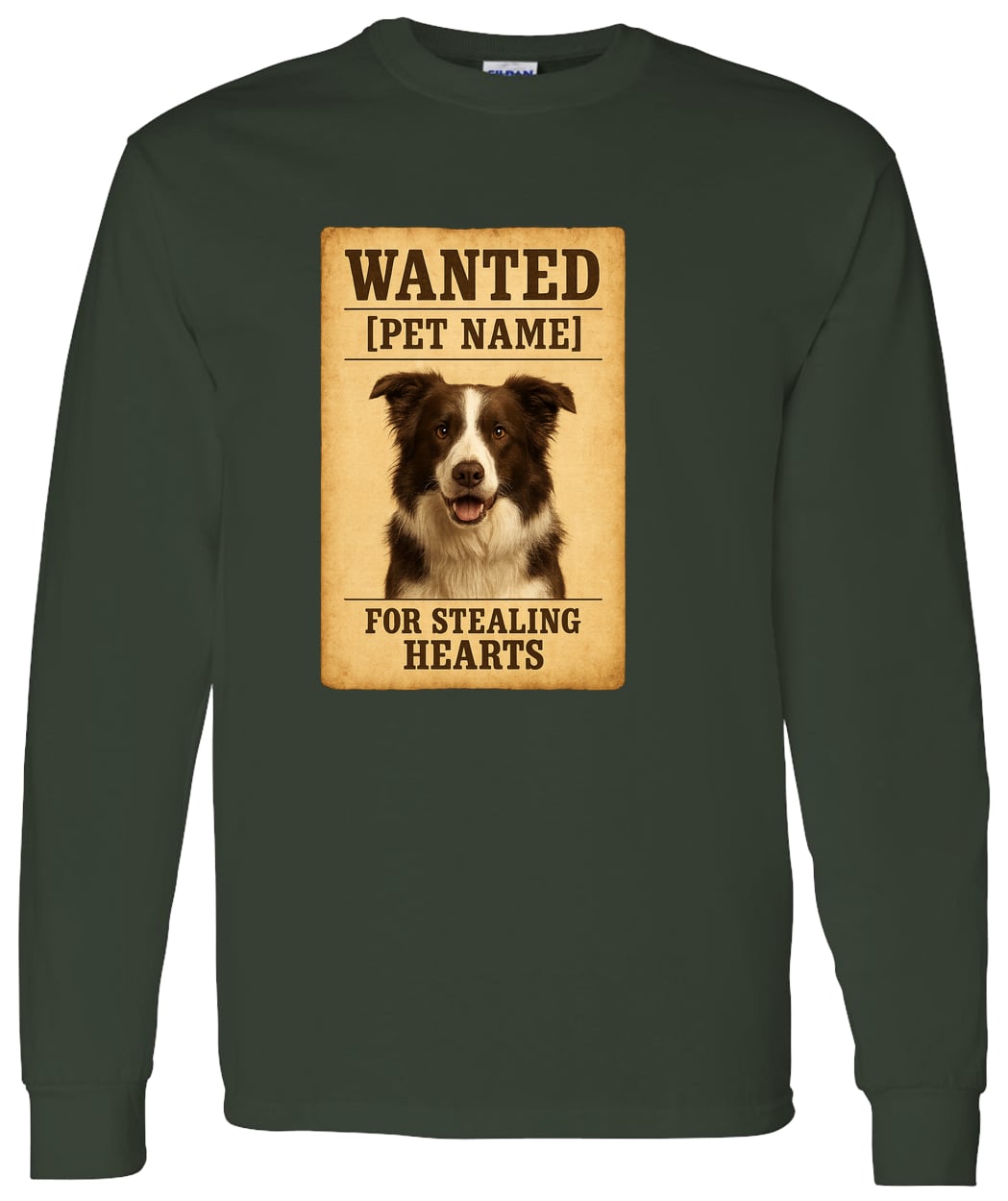 G540 LS T-Shirt 5.3 oz. - Forest Green