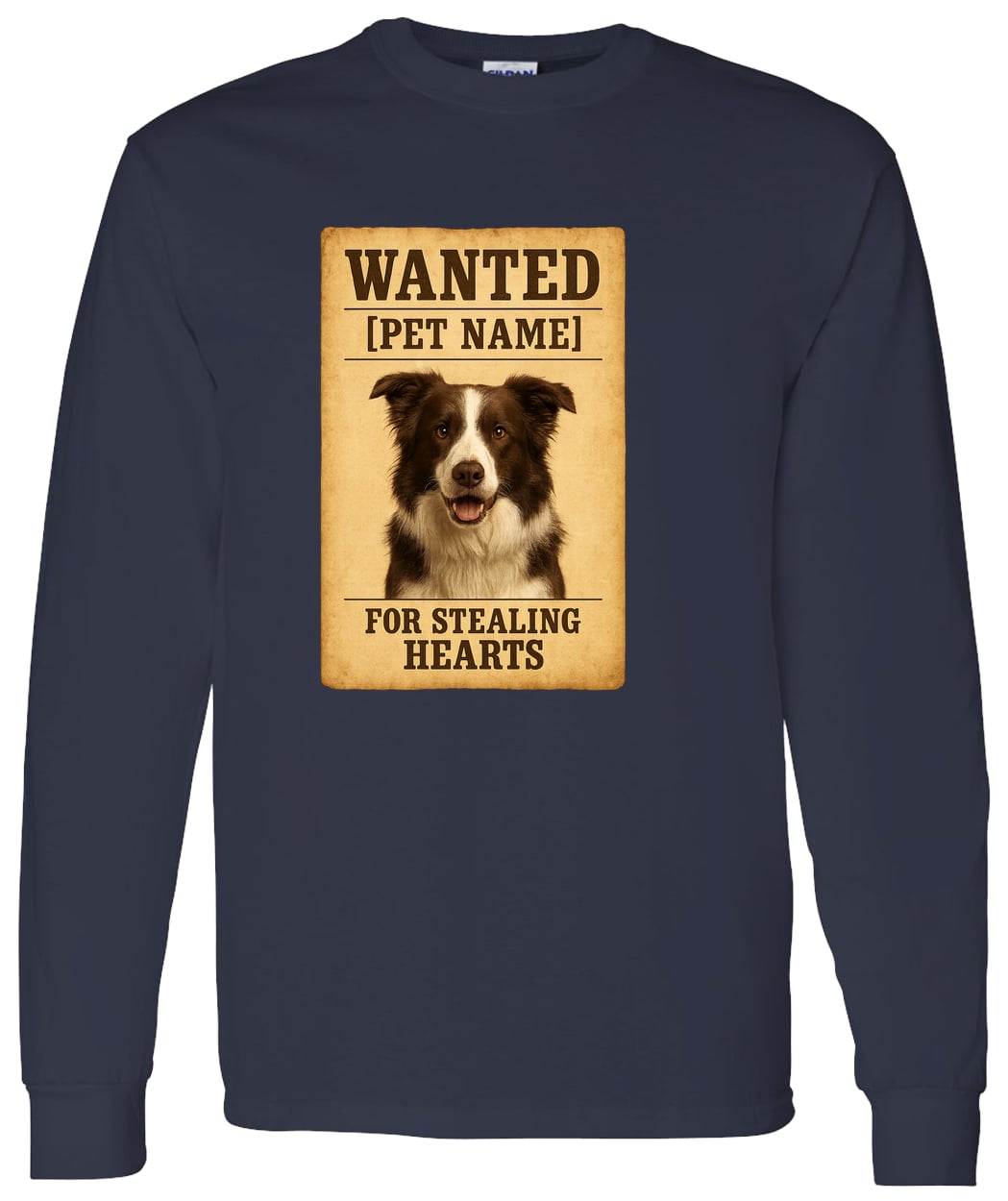 G540 LS T-Shirt 5.3 oz. - Navy