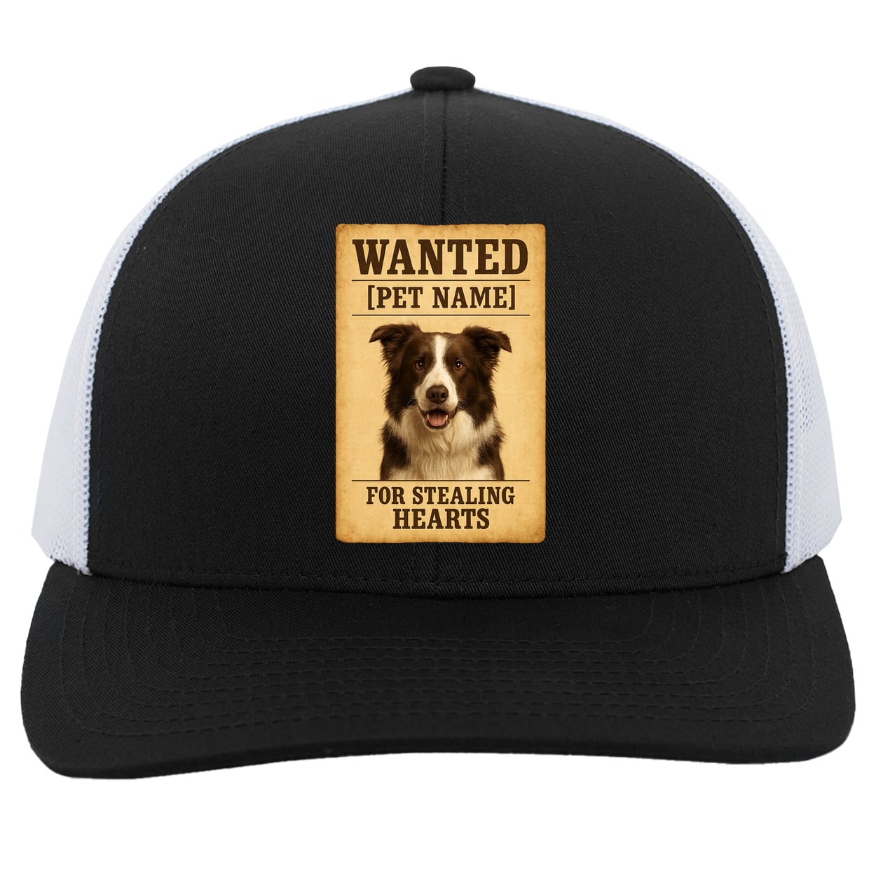 104C Trucker Snap Back - Black/White