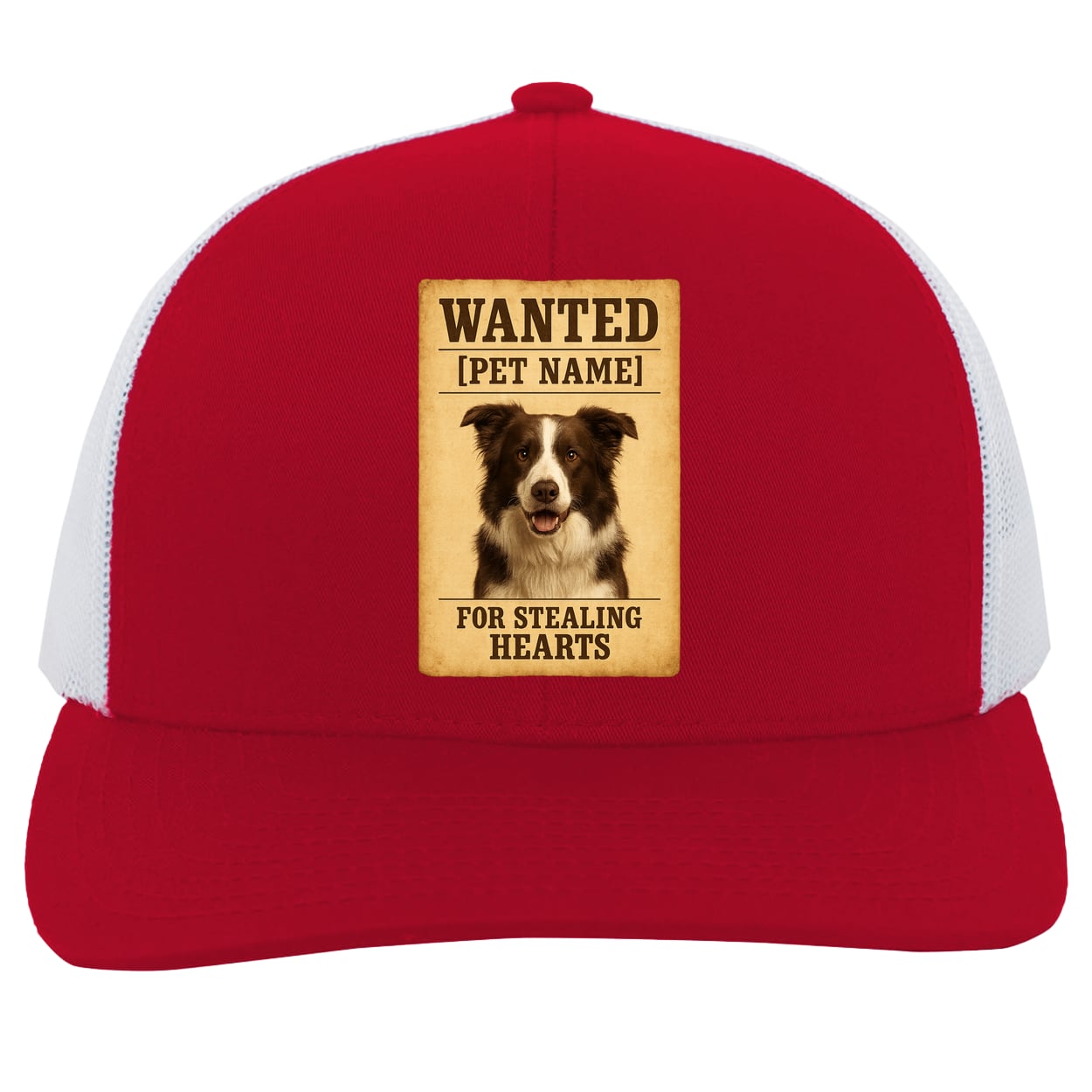 104C Trucker Snap Back - Red/White