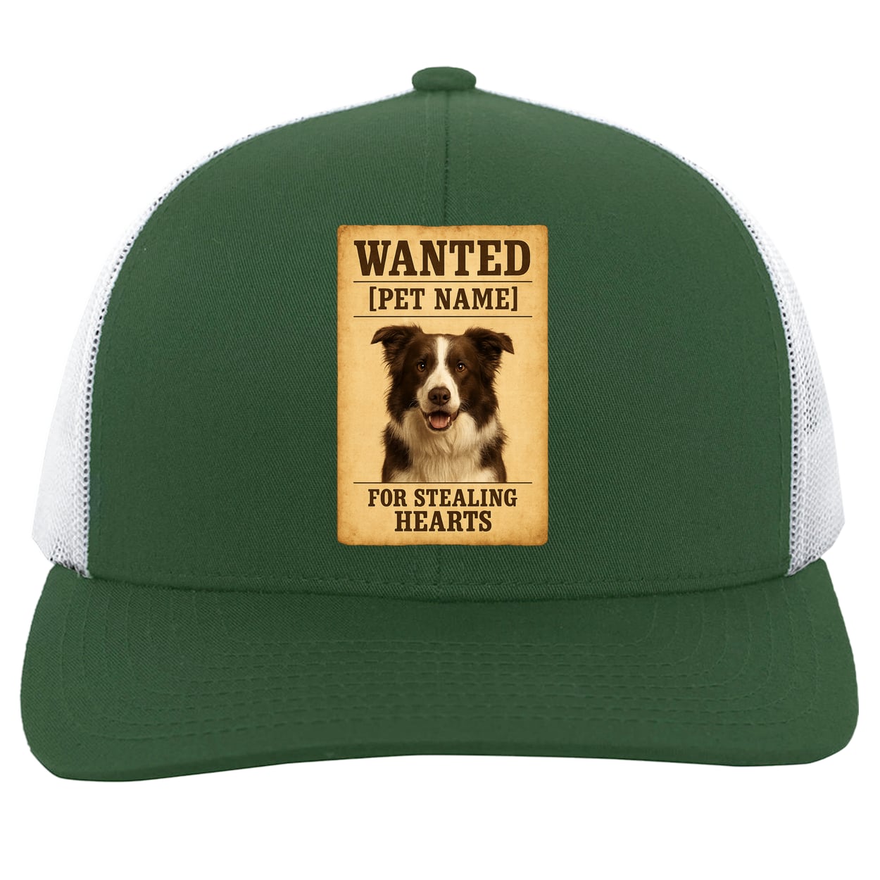 104C Trucker Snap Back - Dark Green/White