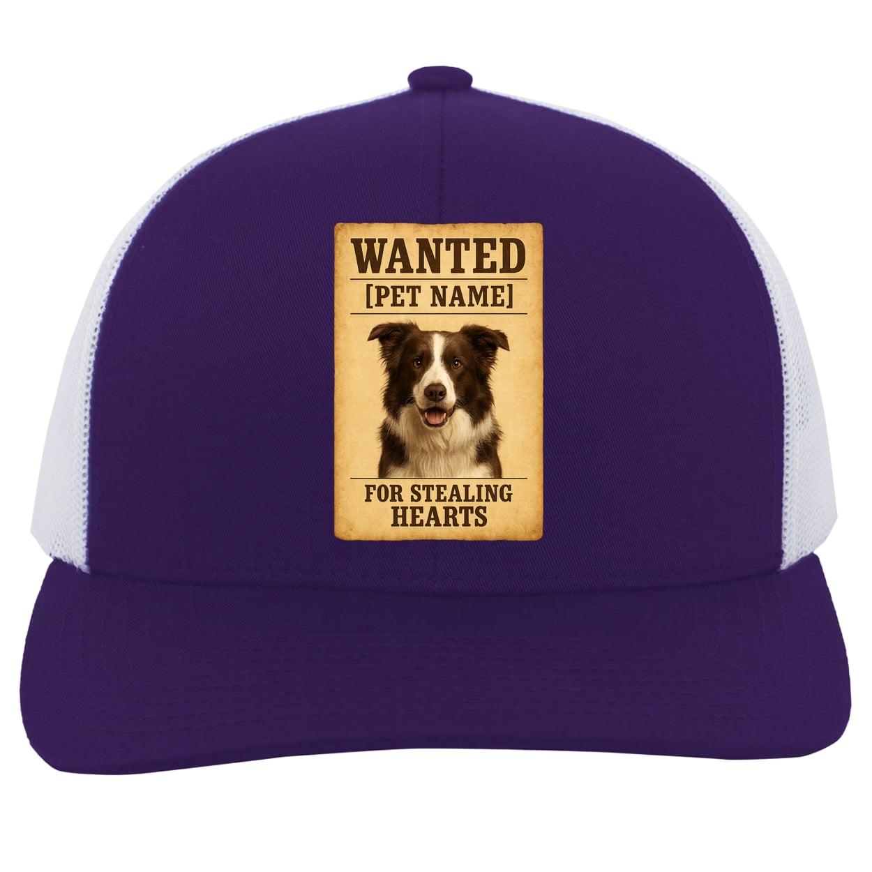 104C Trucker Snap Back - Purple/White