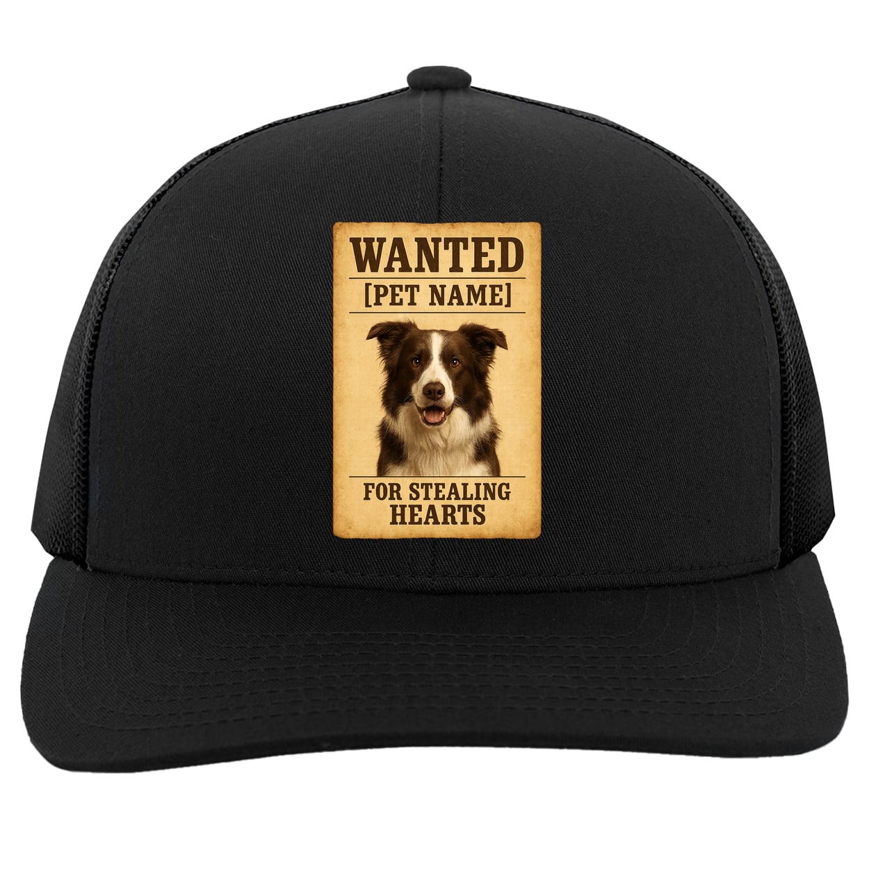 104C Trucker Snap Back - Black