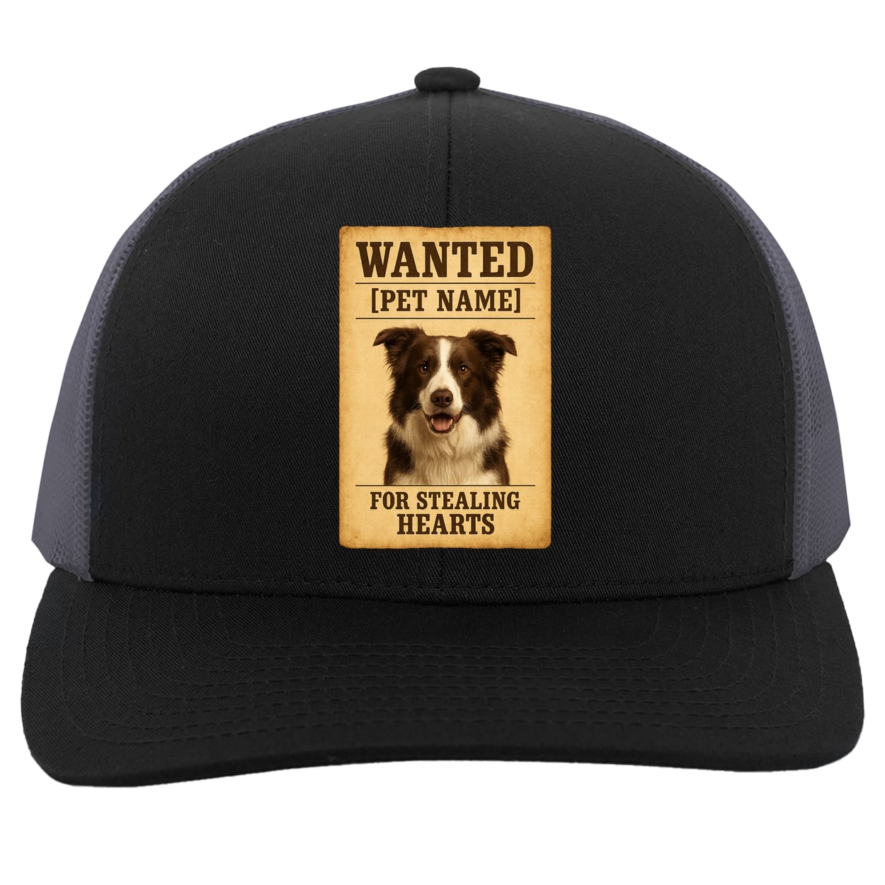 104C Trucker Snap Back - Black/Graphite
