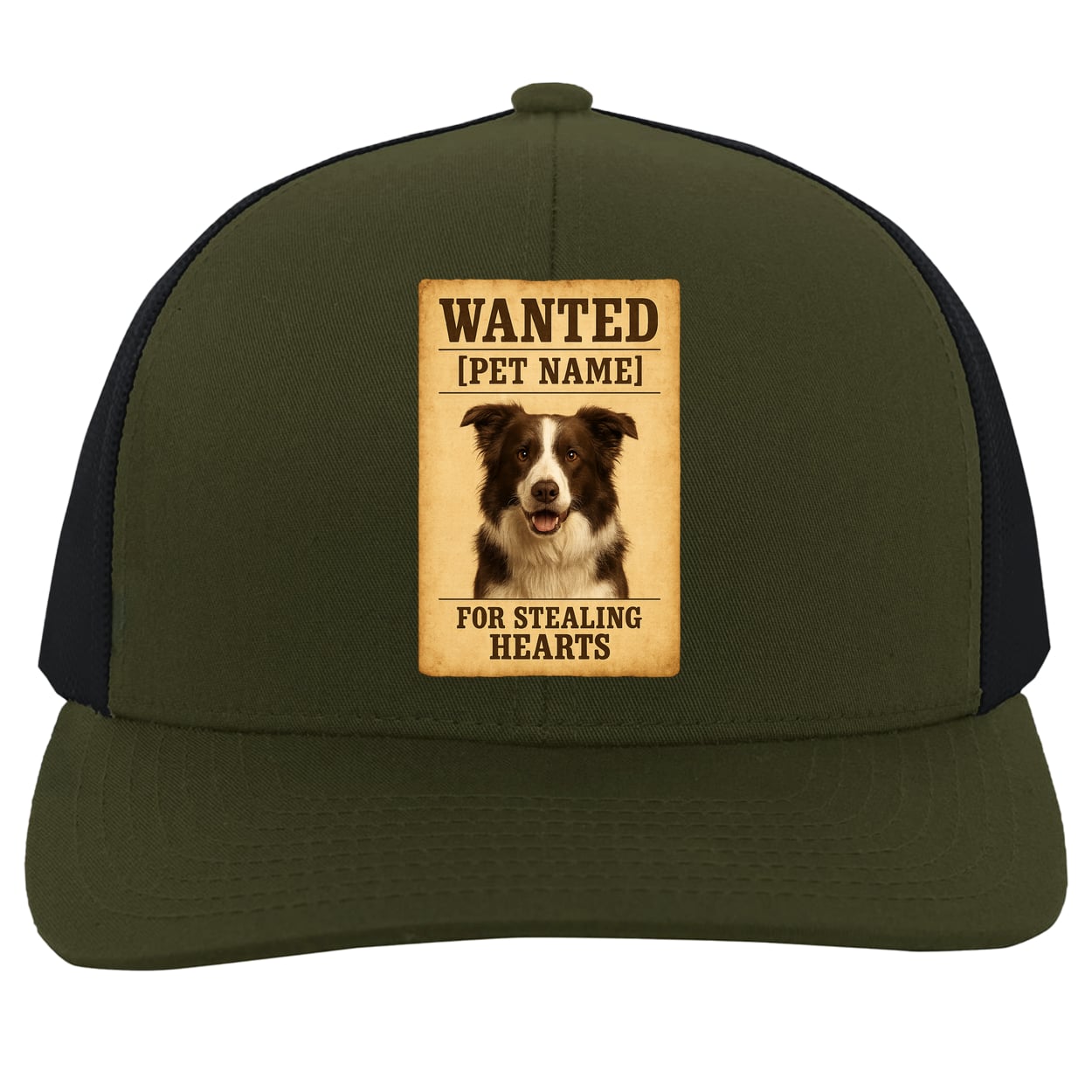 104C Trucker Snap Back - Moss/Charcoal
