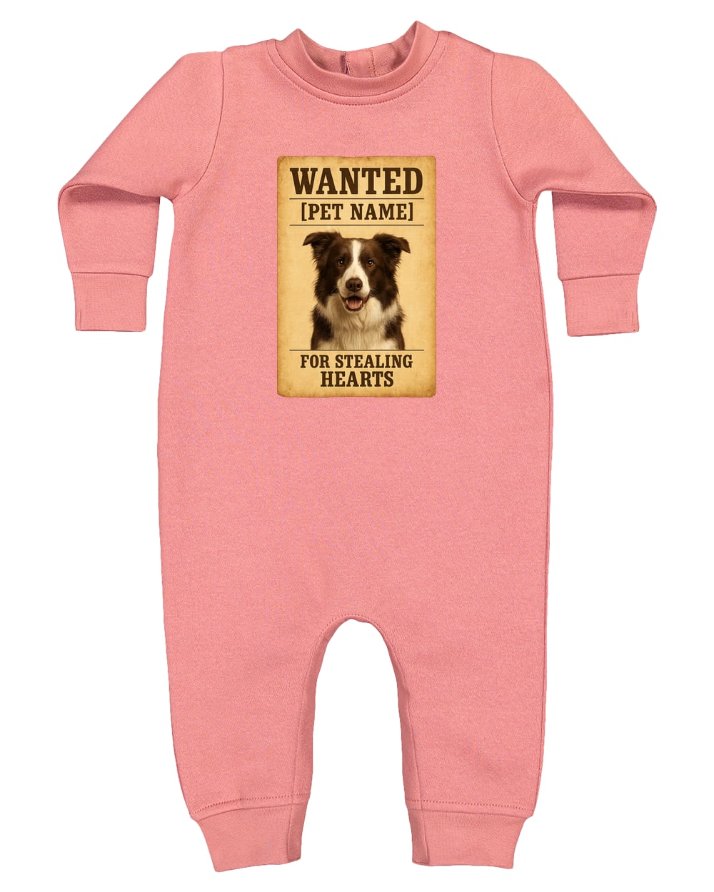 4447 Rabbit Skins Infant Fleece One-Piece Bodysuit - Mauvelous