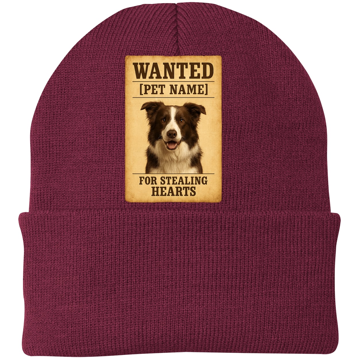 CP90 Port & Company Knit Beanie - Maroon