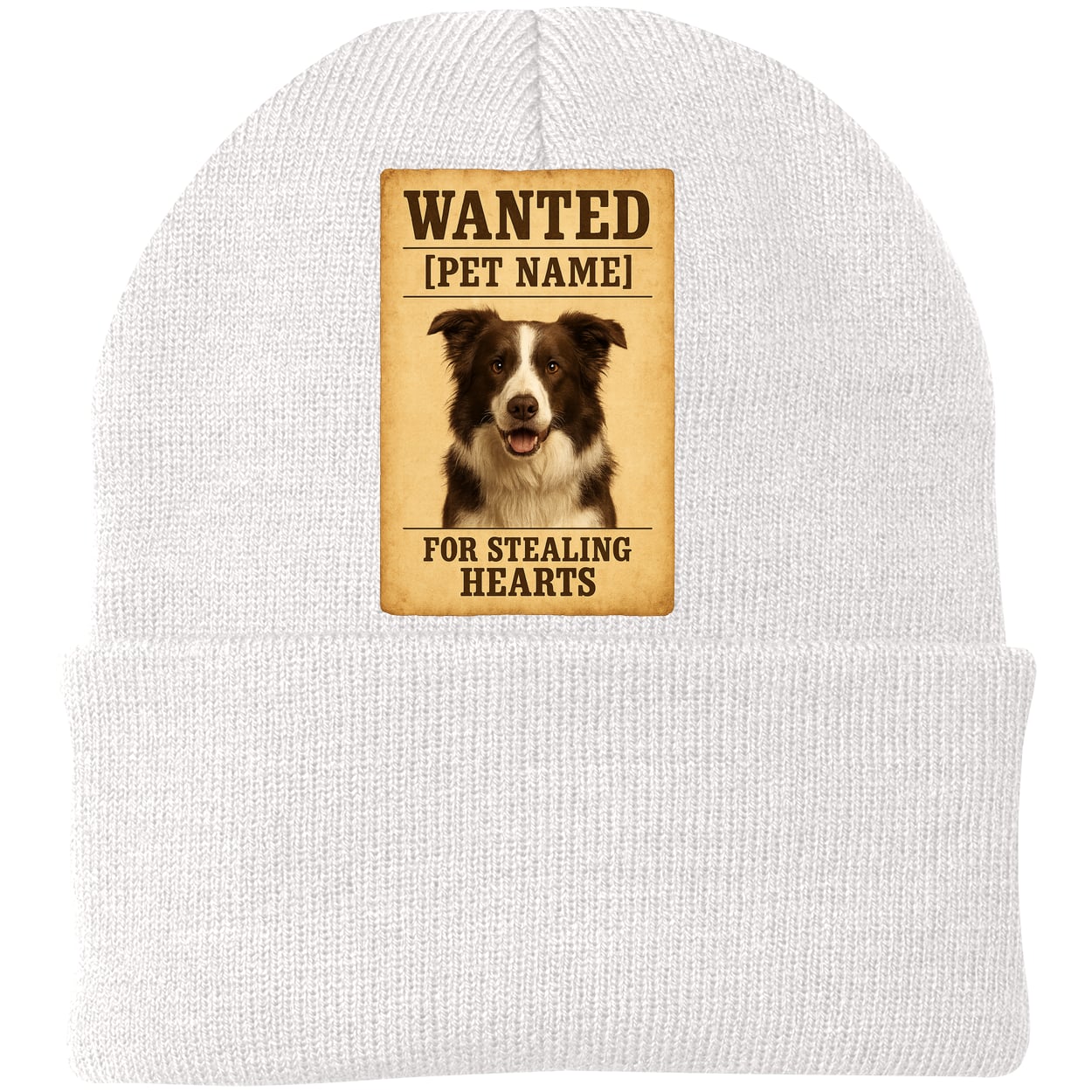 CP90 Port & Company Knit Beanie - White