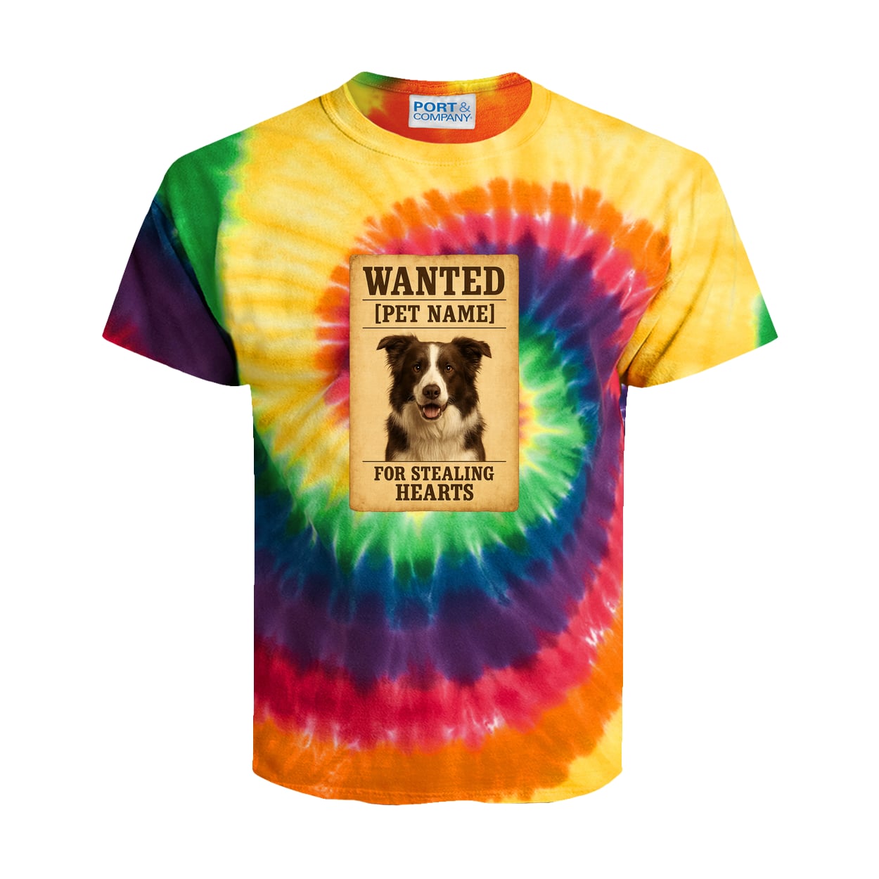 PC147Y Port & Company Kids Tie-Dye Tee - Rainbow
