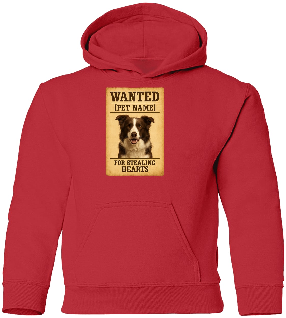 G185B Gildan Youth Pullover Hoodie - Red