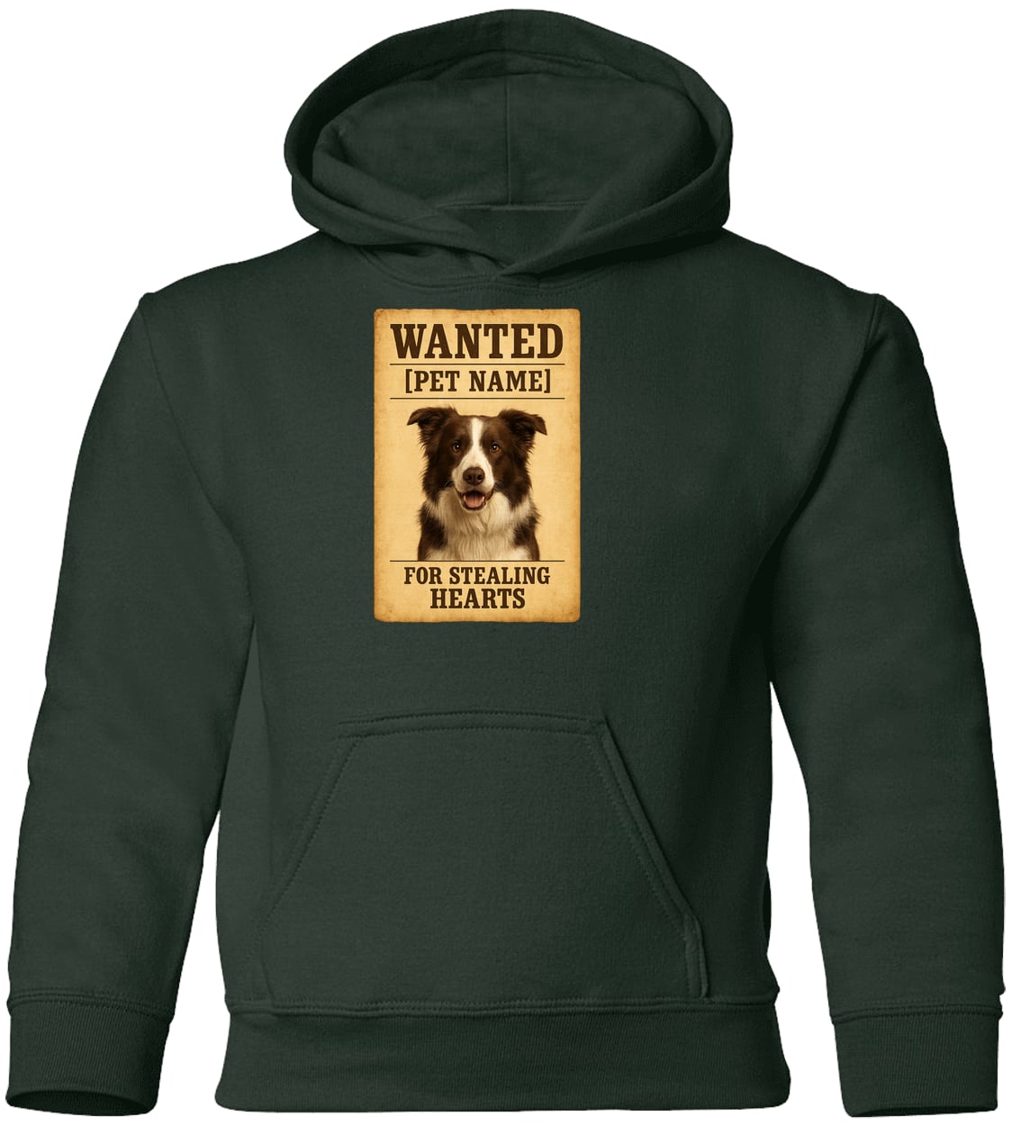 G185B Gildan Youth Pullover Hoodie - Forest Green