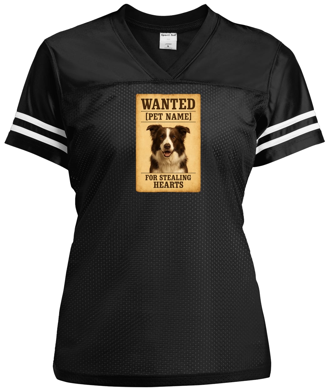 LST307 Sport-Tek Ladies' Replica Jersey - Black/White