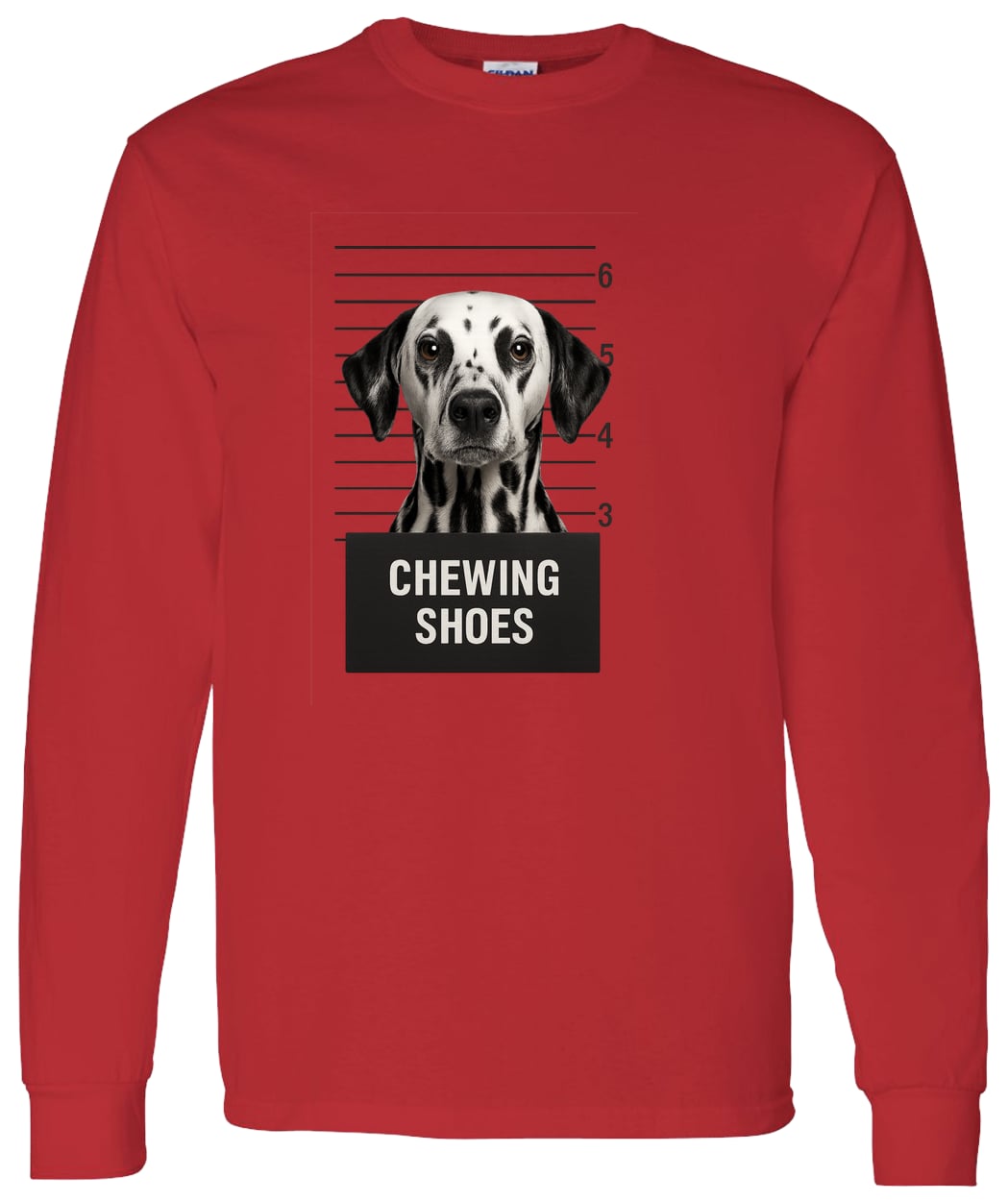 G540 LS T-Shirt 5.3 oz. - Red