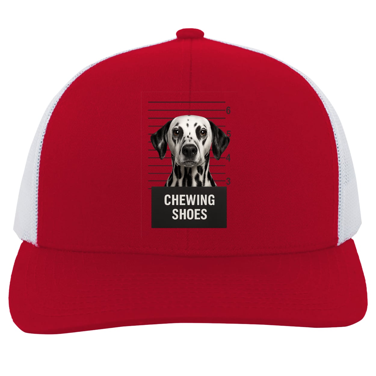104C Trucker Snap Back - Red/White