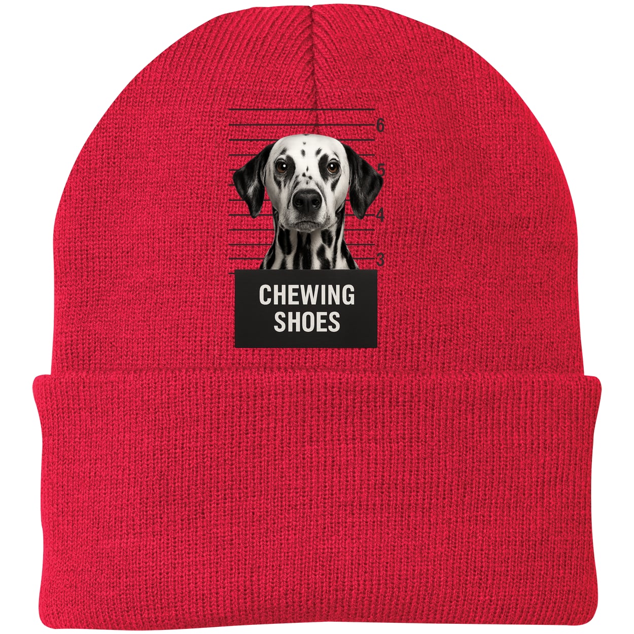 CP90 Port & Company Knit Beanie - Athletic Red