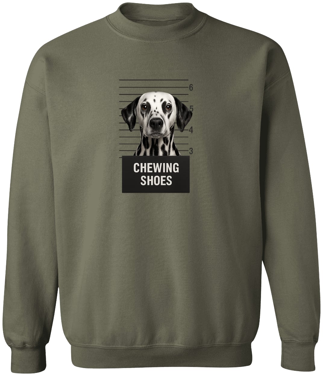 G180 Gildan Crewneck Pullover Sweatshirt - Military Green