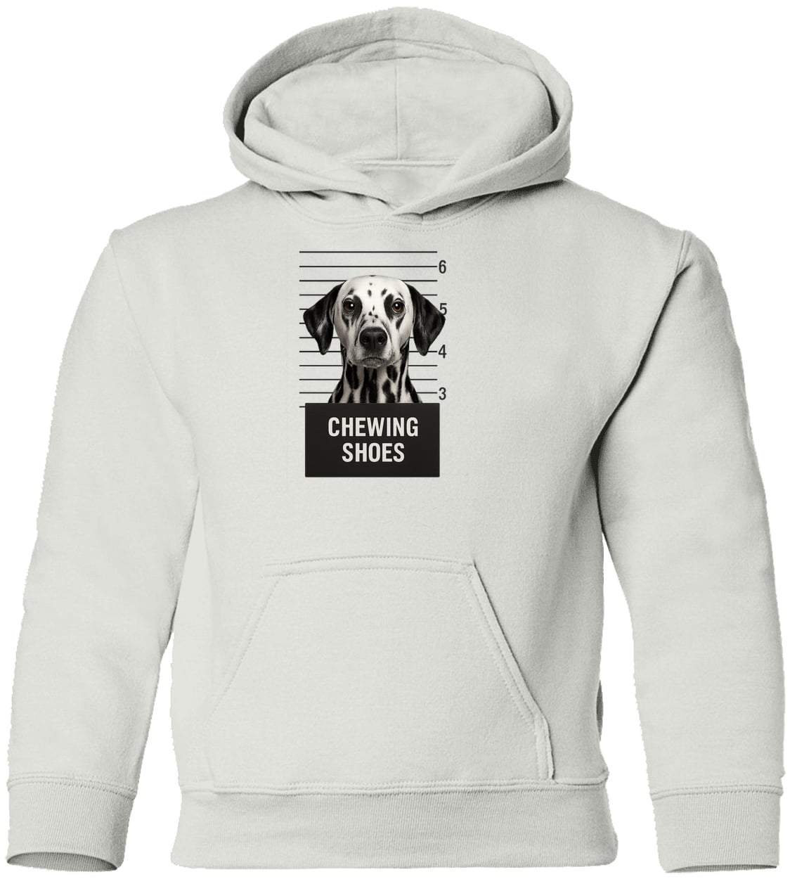 G185B Gildan Youth Pullover Hoodie - White