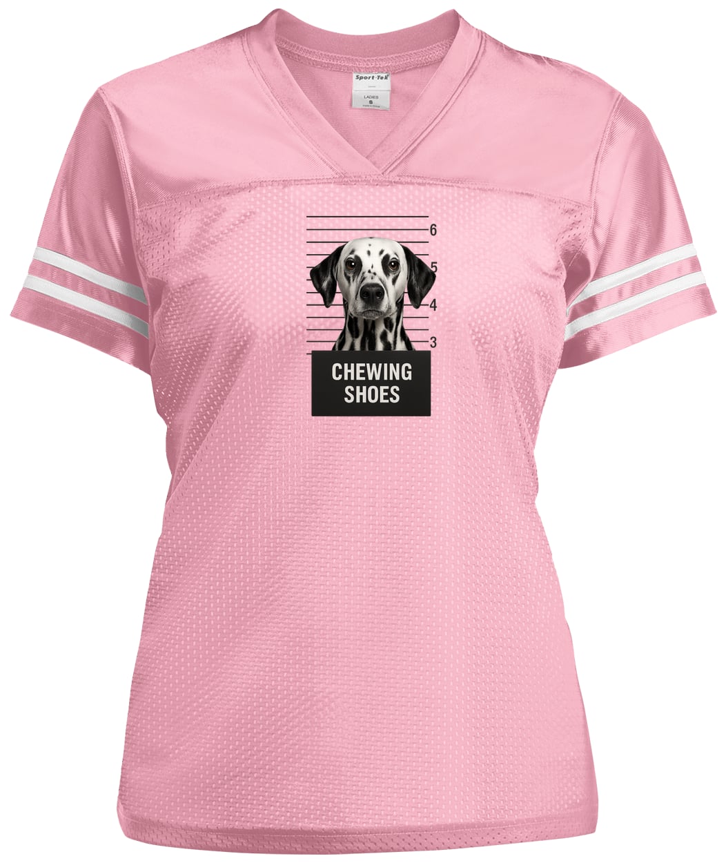 LST307 Sport-Tek Ladies' Replica Jersey - Light Pink/White