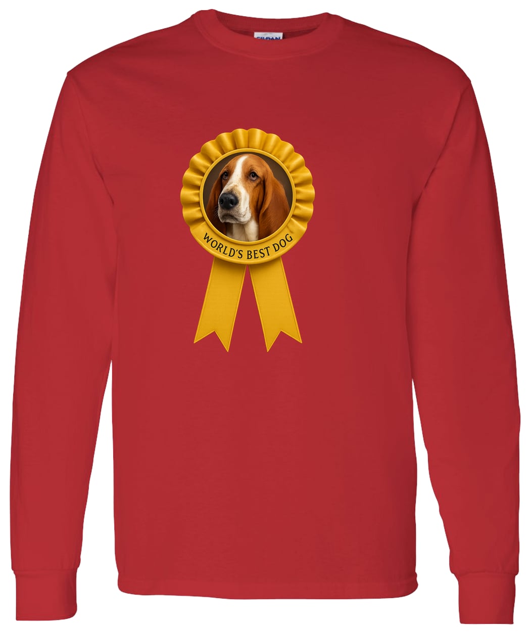 G540 LS T-Shirt 5.3 oz. - Red
