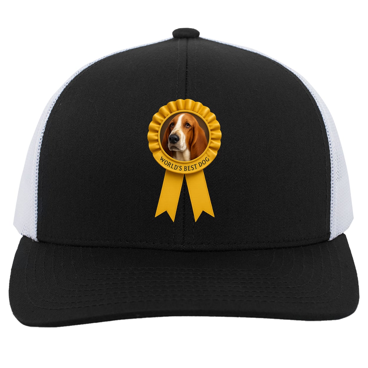 104C Trucker Snap Back - Black/White
