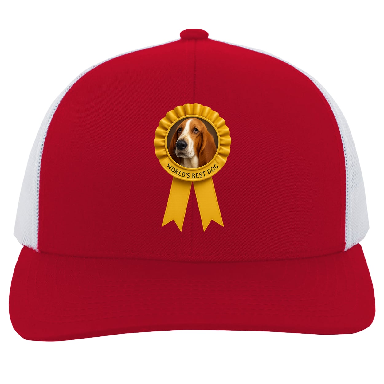 104C Trucker Snap Back - Red/White