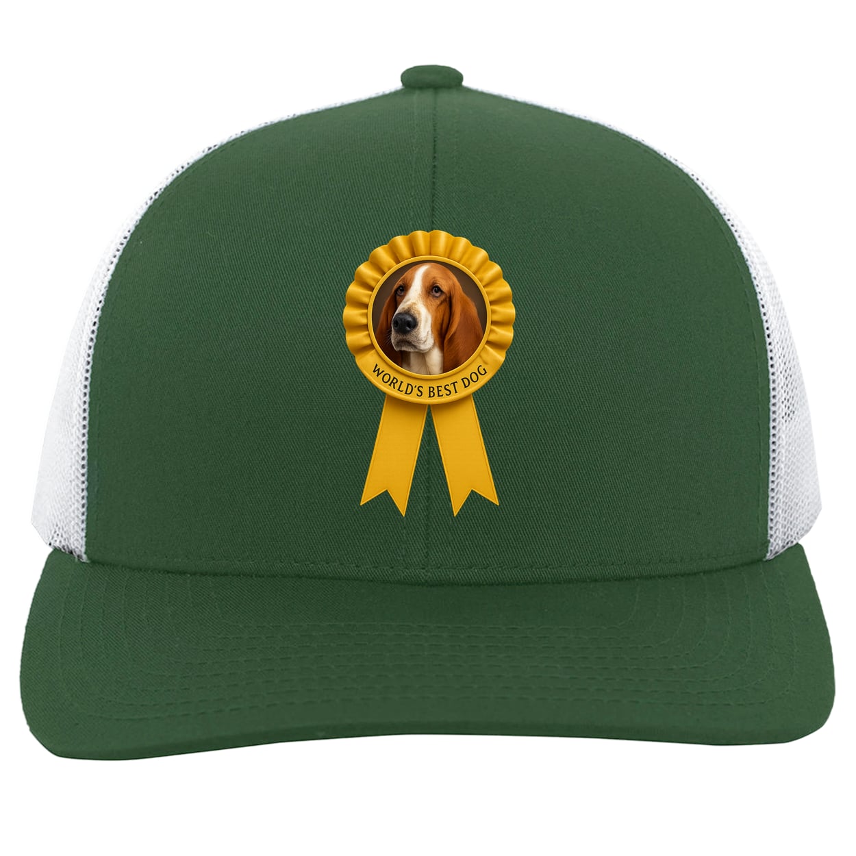 104C Trucker Snap Back - Dark Green/White