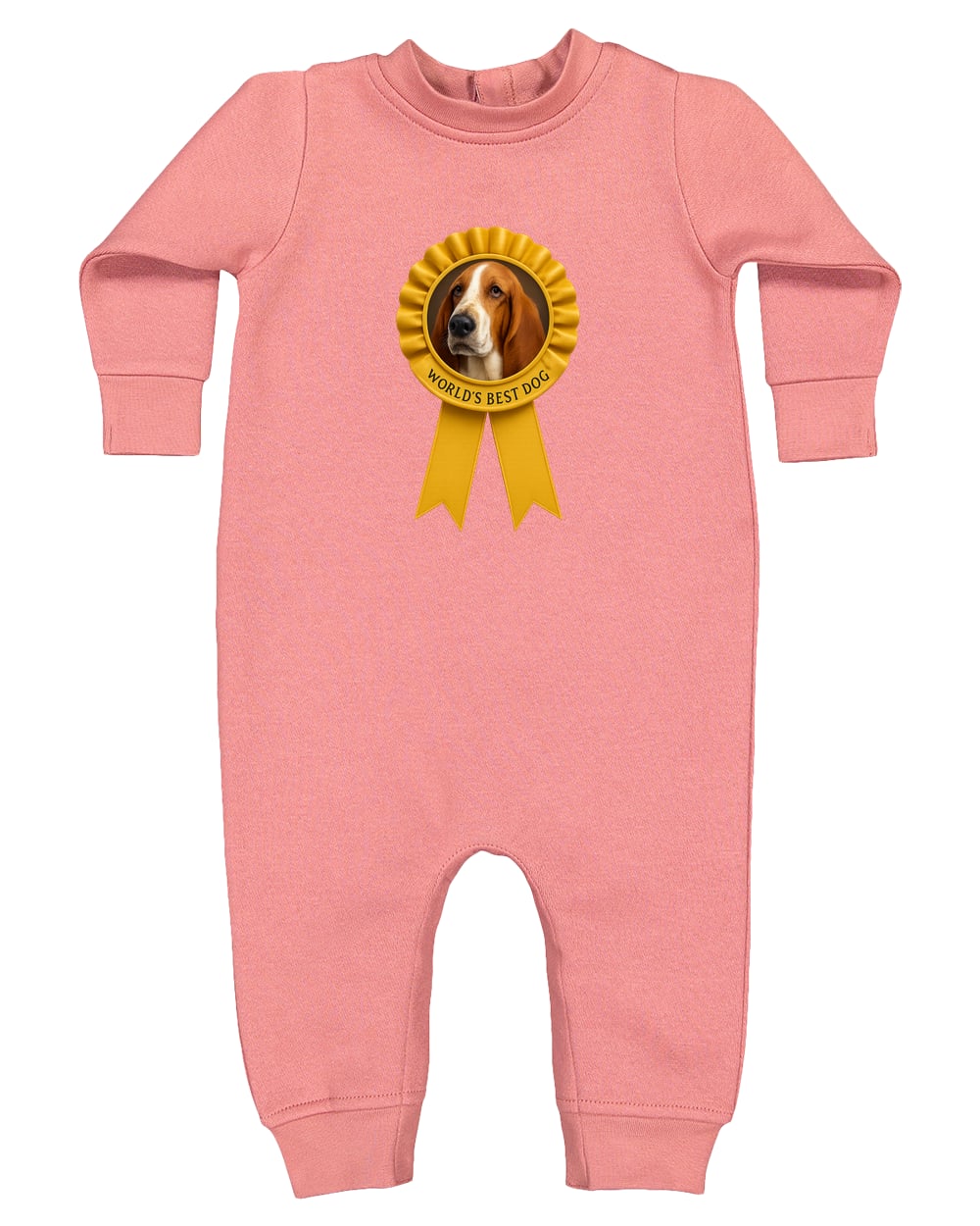 4447 Rabbit Skins Infant Fleece One-Piece Bodysuit - Mauvelous
