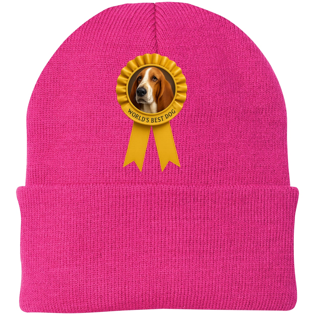 CP90 Port & Company Knit Beanie - Neon Pink