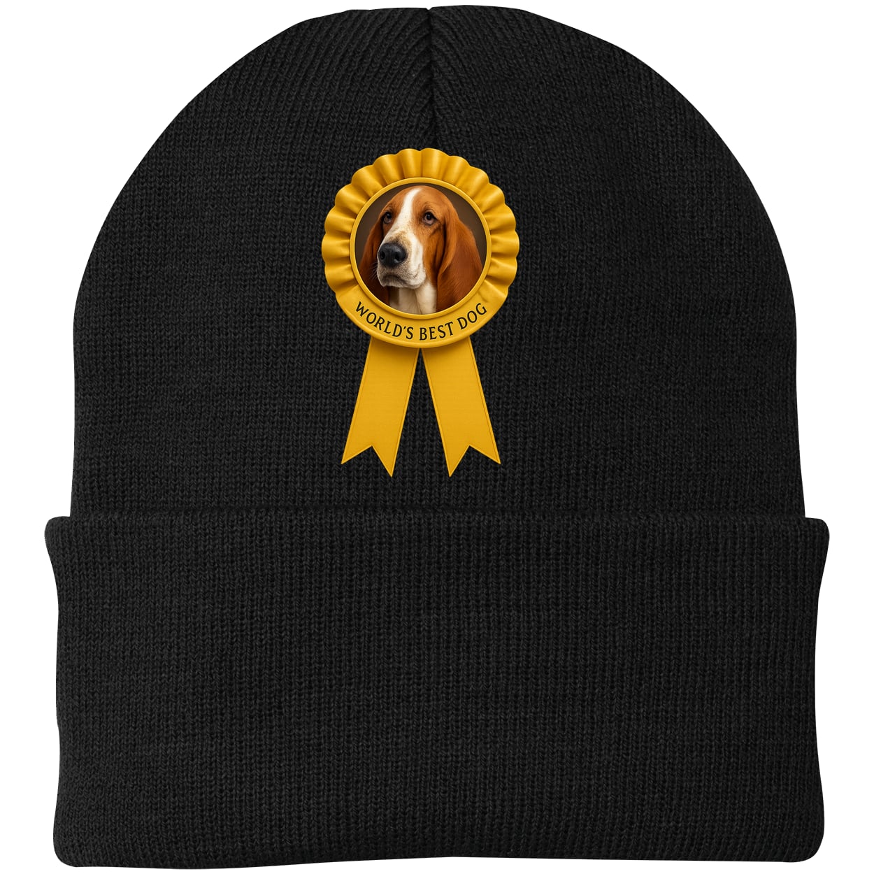 CP90 Port & Company Knit Beanie - Black
