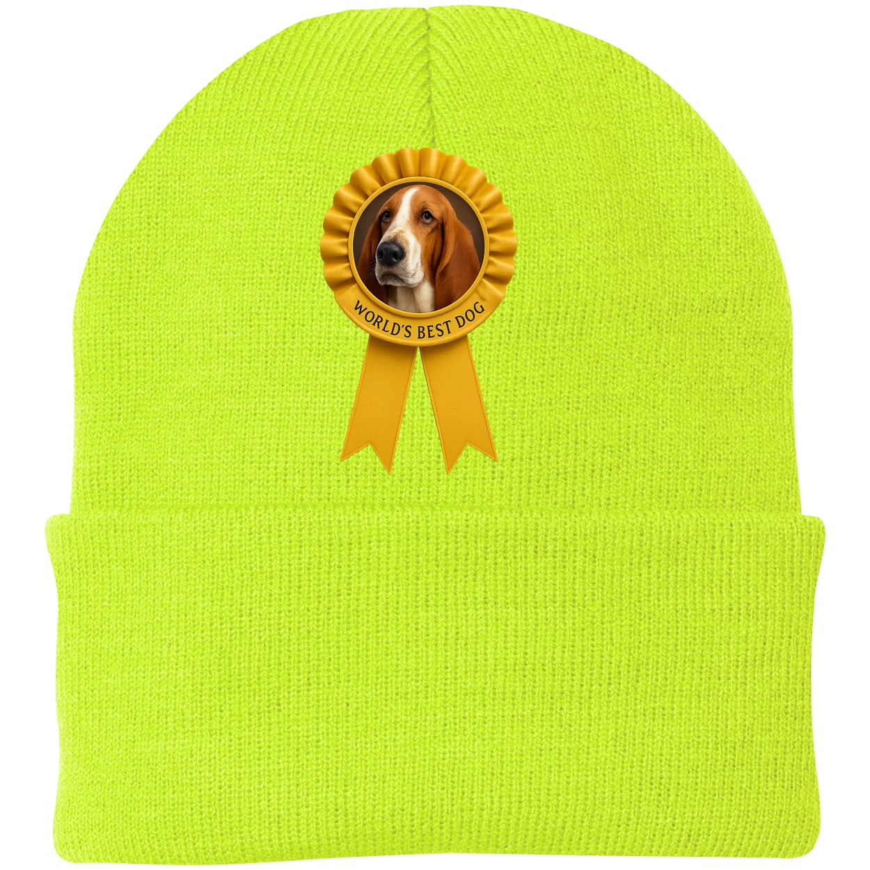 CP90 Port & Company Knit Beanie - Neon Yellow