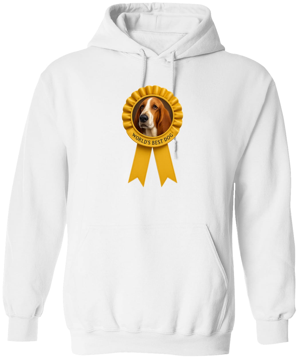 G185 Gildan Pullover Hoodie - White