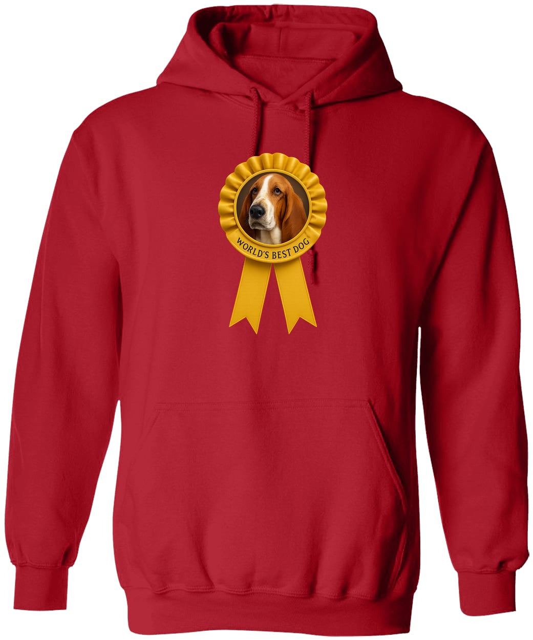 G185 Gildan Pullover Hoodie - Red