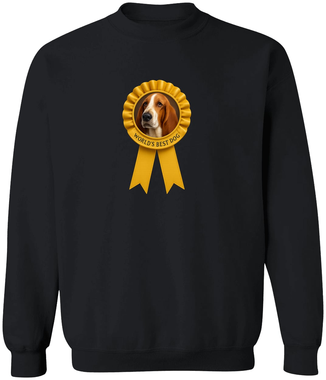 G180 Gildan Crewneck Pullover Sweatshirt - Black