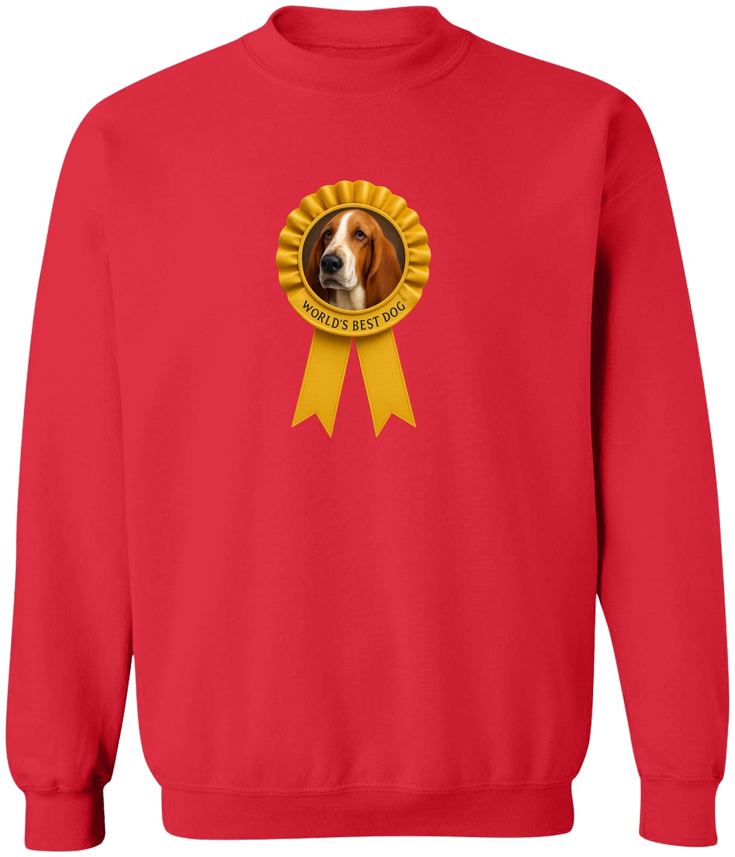 G180 Gildan Crewneck Pullover Sweatshirt - Red