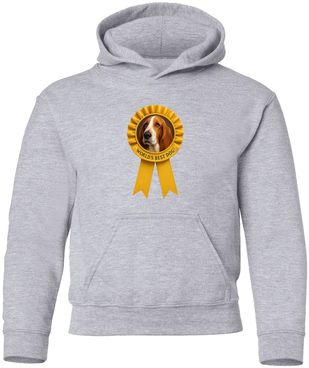 G185B Gildan Youth Pullover Hoodie - Sport Grey