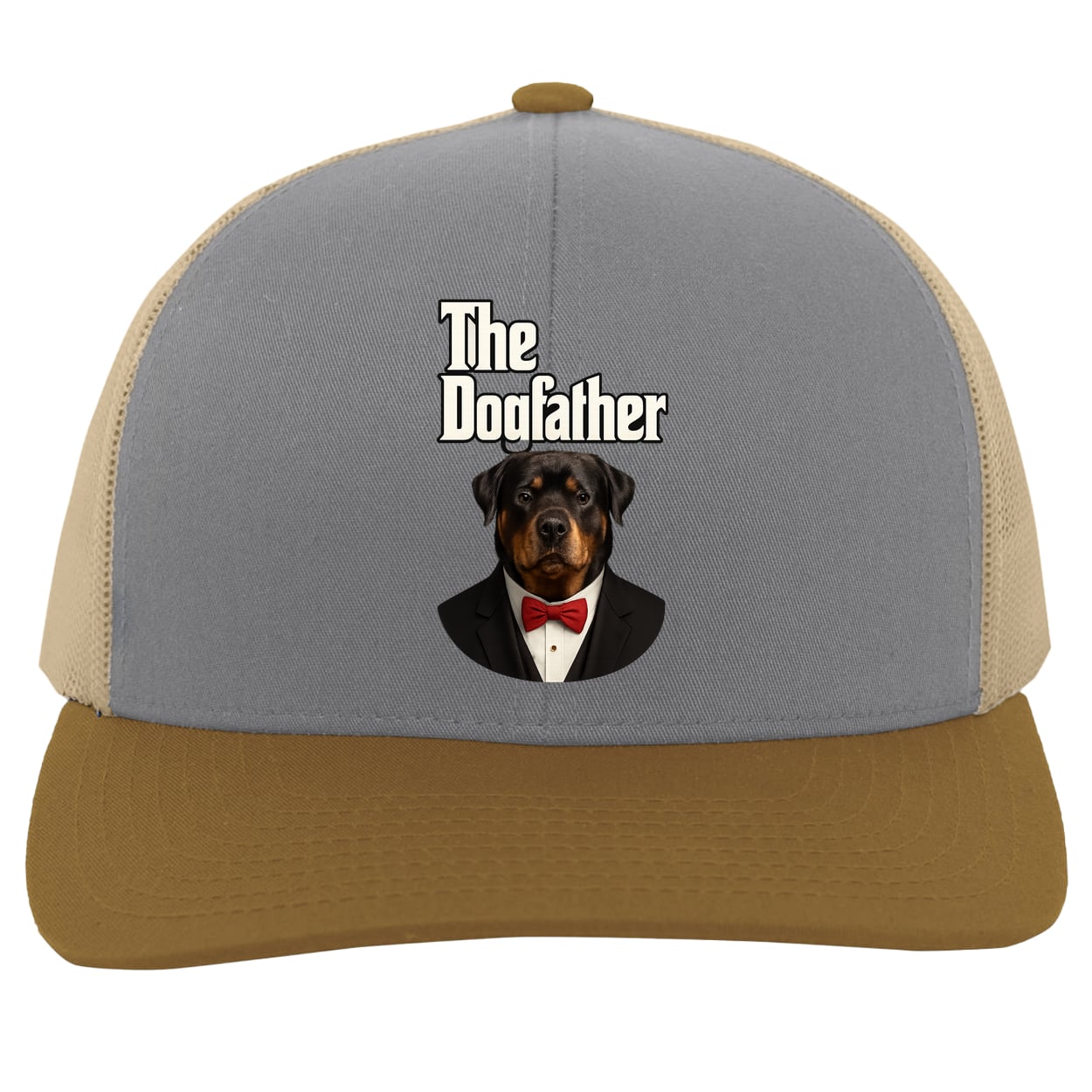 104C Trucker Snap Back - Heather/Beige/Amber