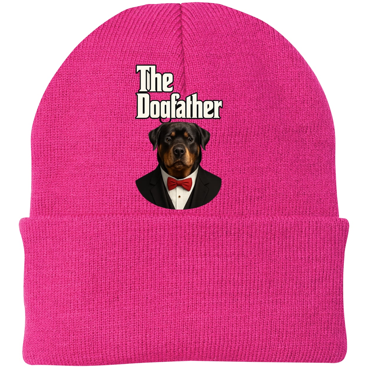 CP90 Port & Company Knit Beanie - Neon Pink