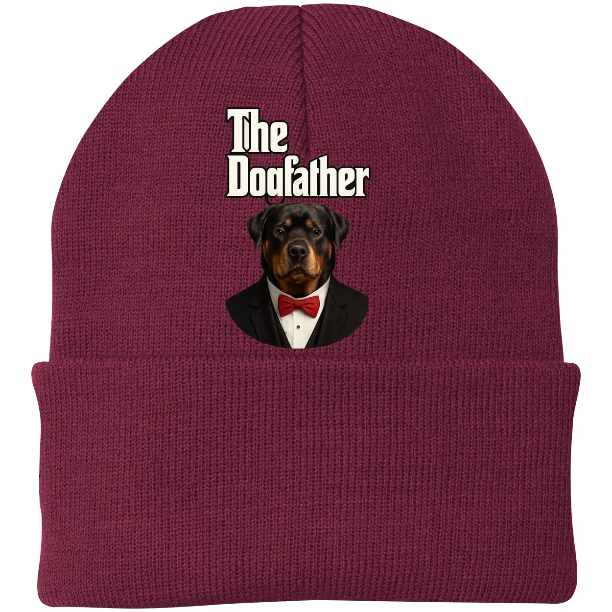 CP90 Port & Company Knit Beanie - Maroon