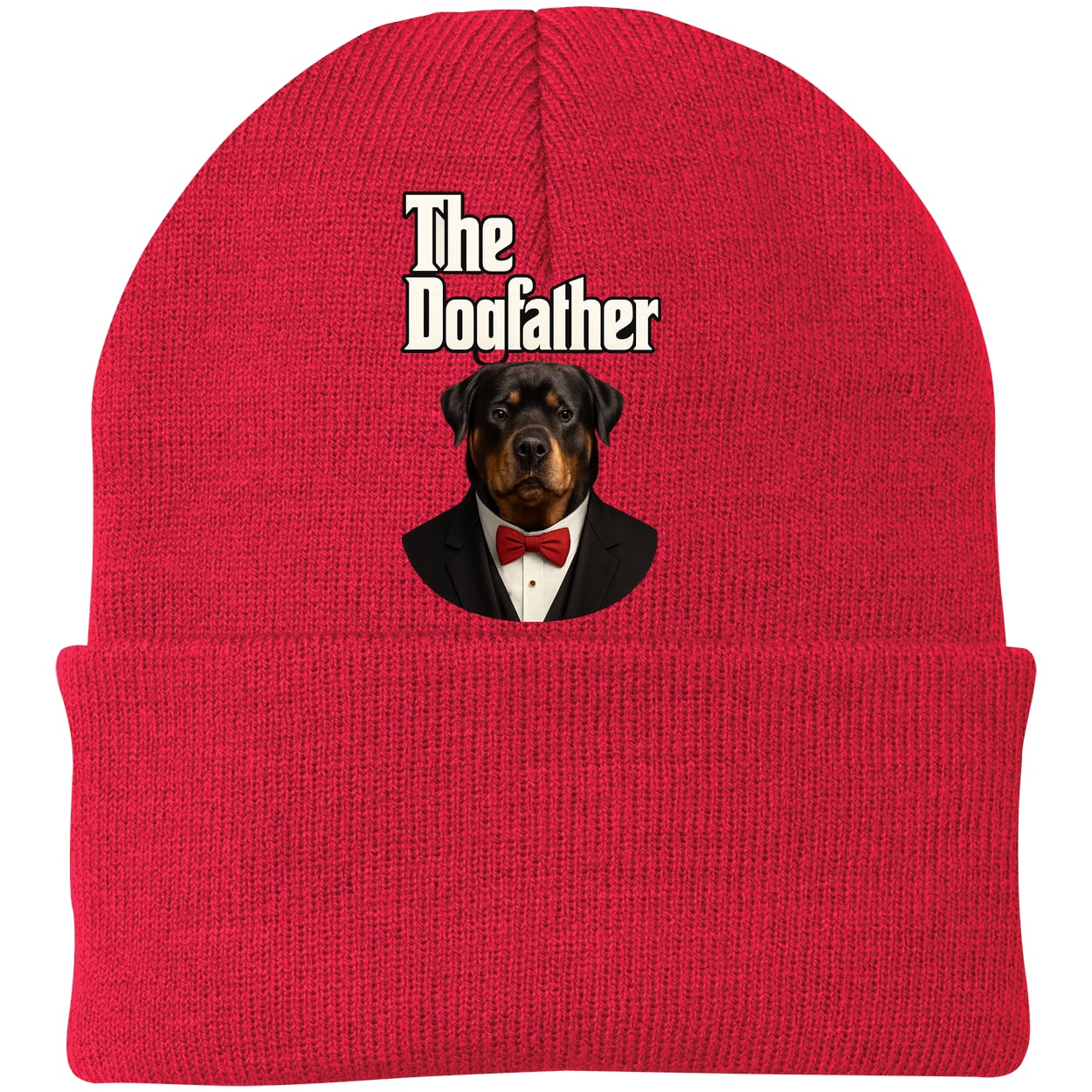 CP90 Port & Company Knit Beanie - Athletic Red