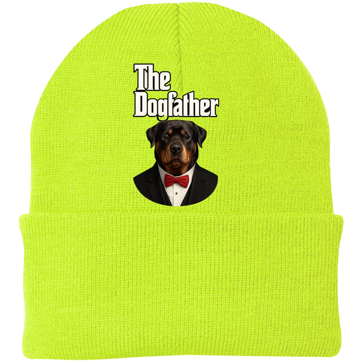 CP90 Port & Company Knit Beanie - Neon Yellow