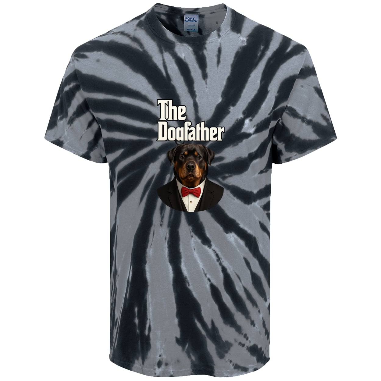 PC147 Port & Company Tie-Dye Tee - Black