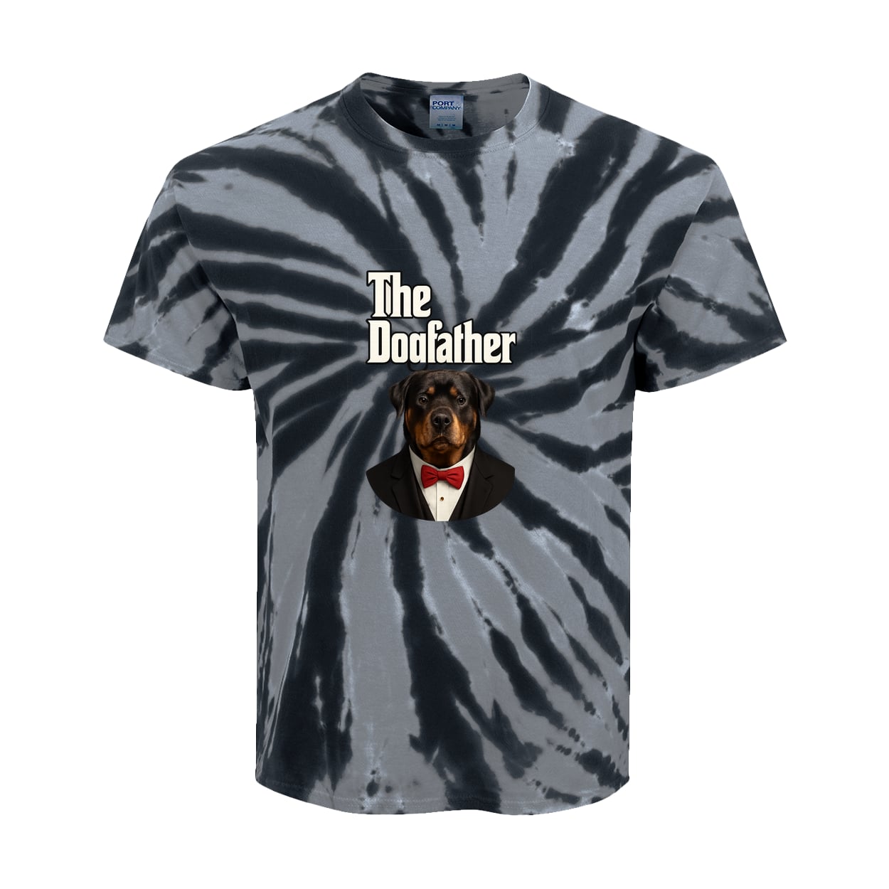 PC147Y Port & Company Kids Tie-Dye Tee - Black