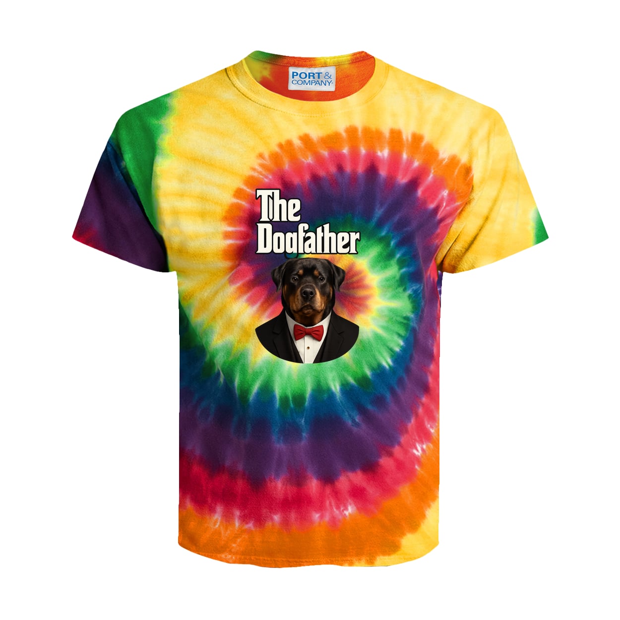 PC147Y Port & Company Kids Tie-Dye Tee - Rainbow