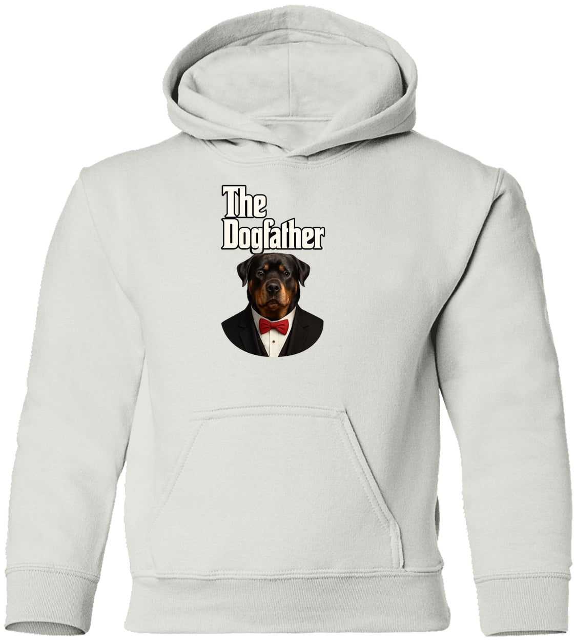 G185B Gildan Youth Pullover Hoodie - White