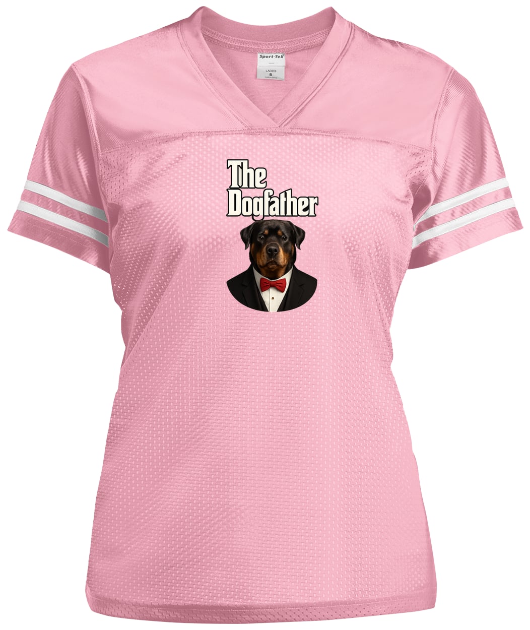 LST307 Sport-Tek Ladies' Replica Jersey - Light Pink/White