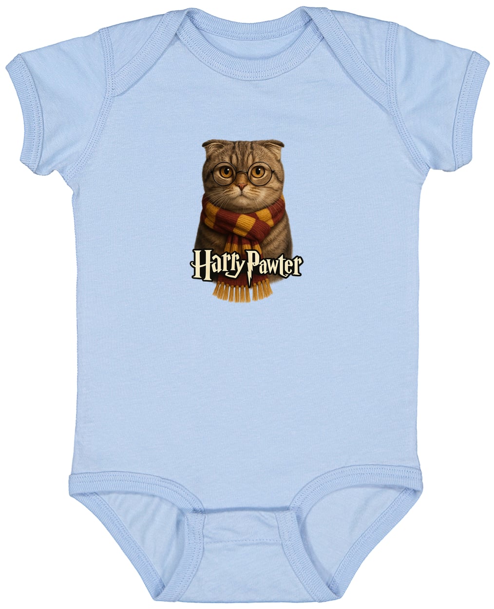 4424 Infant Fine Jersey Bodysuit - Light Blue