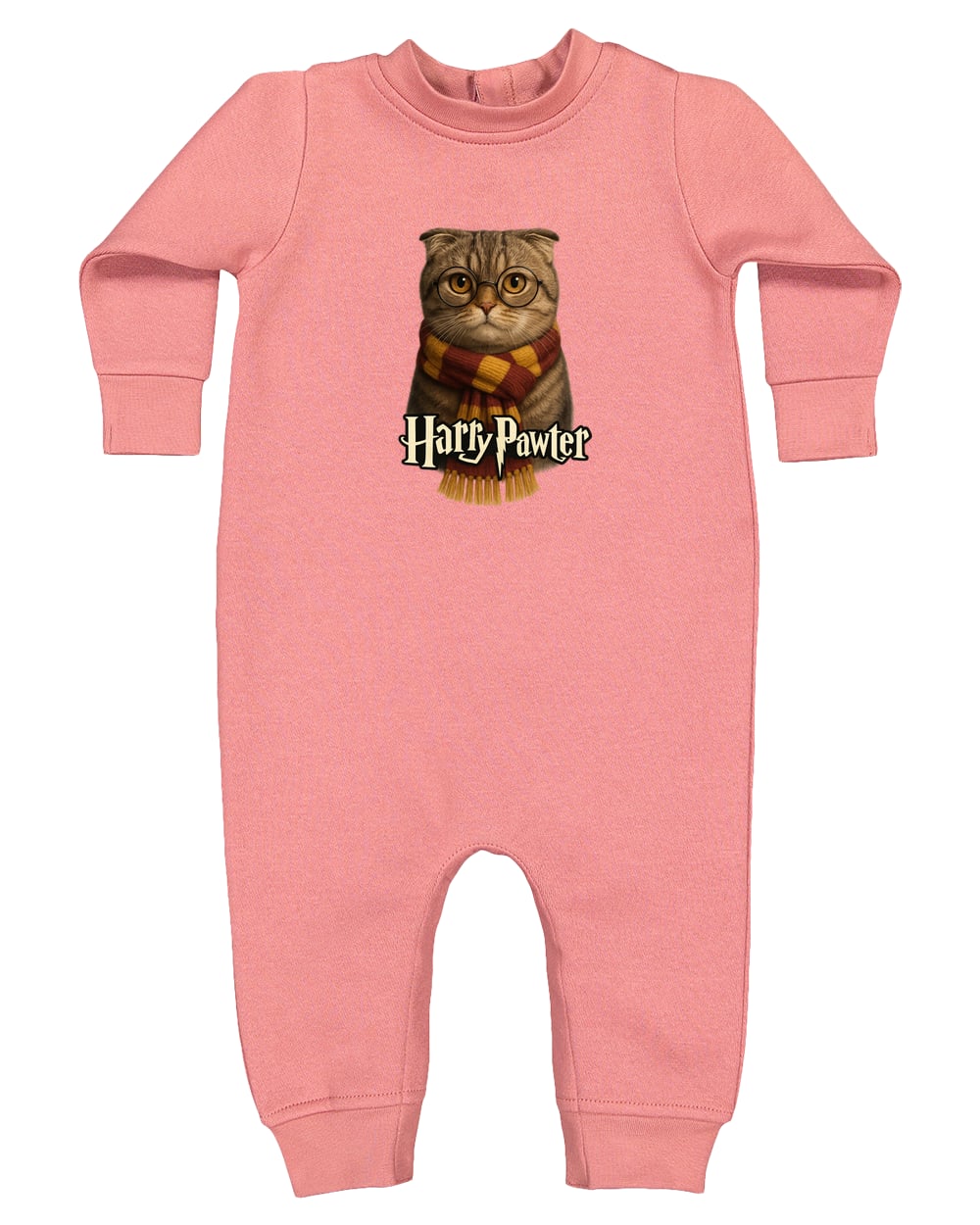 4447 Rabbit Skins Infant Fleece One-Piece Bodysuit - Mauvelous
